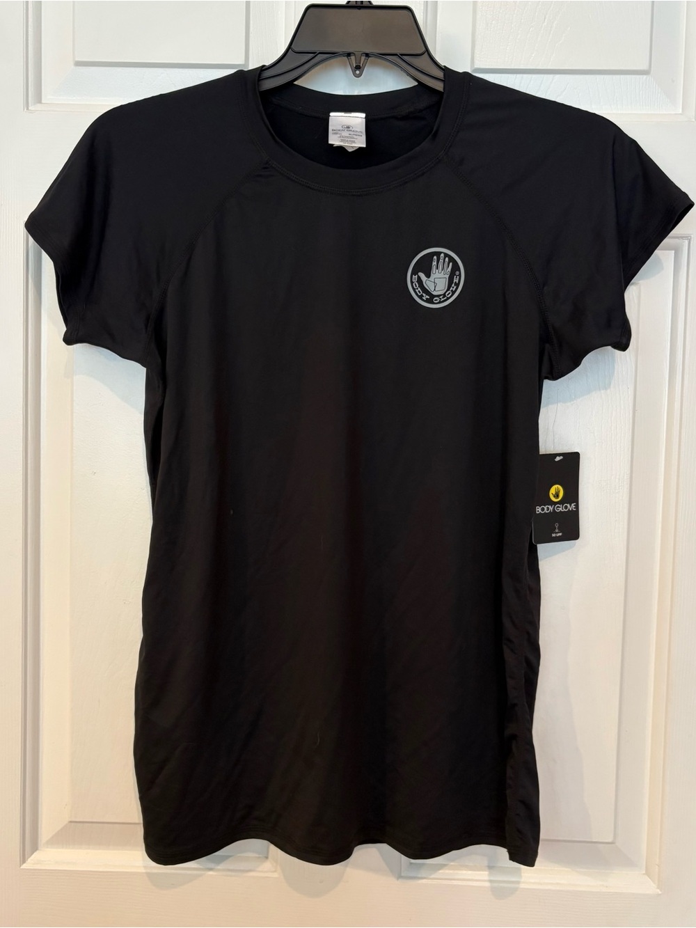 Body Glove Smoothies In Motion Rash Guard Youth XL  Short Sleeve Black  NEW